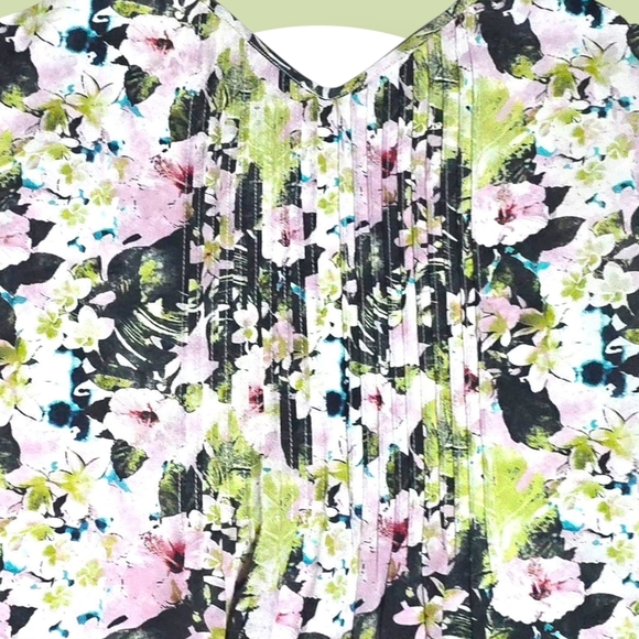 Floral Mini Slip Dress Boho Summer 2025 Cottagecore Festival V-Neck XL Plus Size - Picture 8 of 15